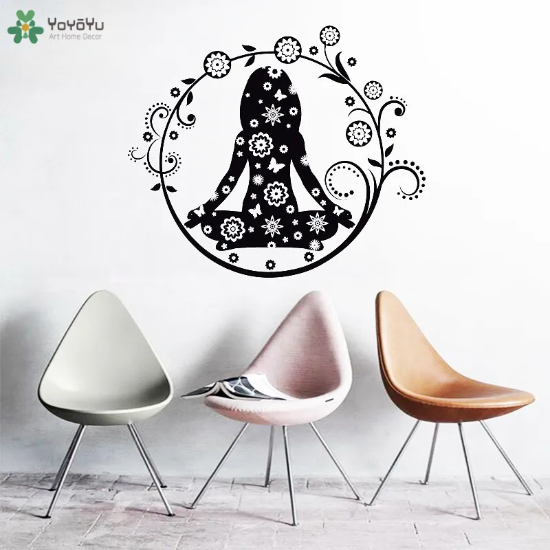 YOYOYU Wall Decal Yoga Center Buddha Wall Sticker Woman Lotus Pose Modern Design Window Logo Studio Art Decor Wallpaper DIYCT552
YOYOYU Wall Decal Yoga Center Buddha Wall Sticker Woman Lotus Pose Modern Design Window Logo Studio Art Decor Wallpaper DIYCT552