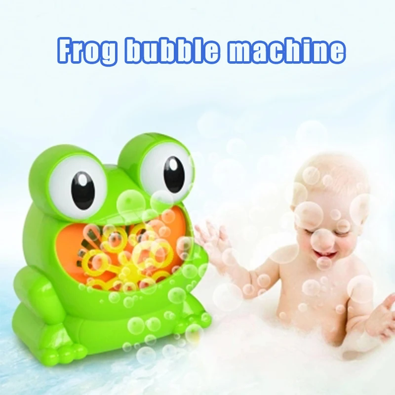 Frog Bubble Children Electric Blow Bubble Automatic Bubble Machine Outdoor Toy New Creative Polyporous Wedding Party Machine
Frog Bubble Children Electric Blow Bubble Automatic Bubble Machine Outdoor Toy New Creative Polyporous Wedding Party Machine