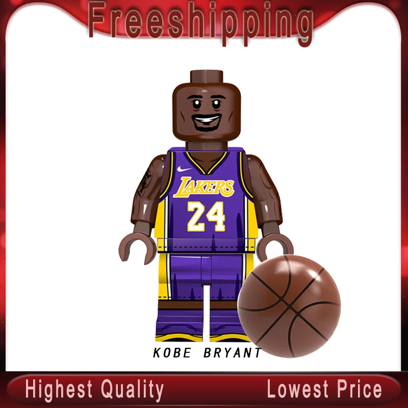Basketball Super Stars Kobe Curry James Wade O'Neal Westbrook Jordan T-Mac Building Block Bricks Toys XP145
Basketball Super Stars Kobe Curry James Wade O'Neal Westbrook Jordan T-Mac Building Block Bricks Toys XP145