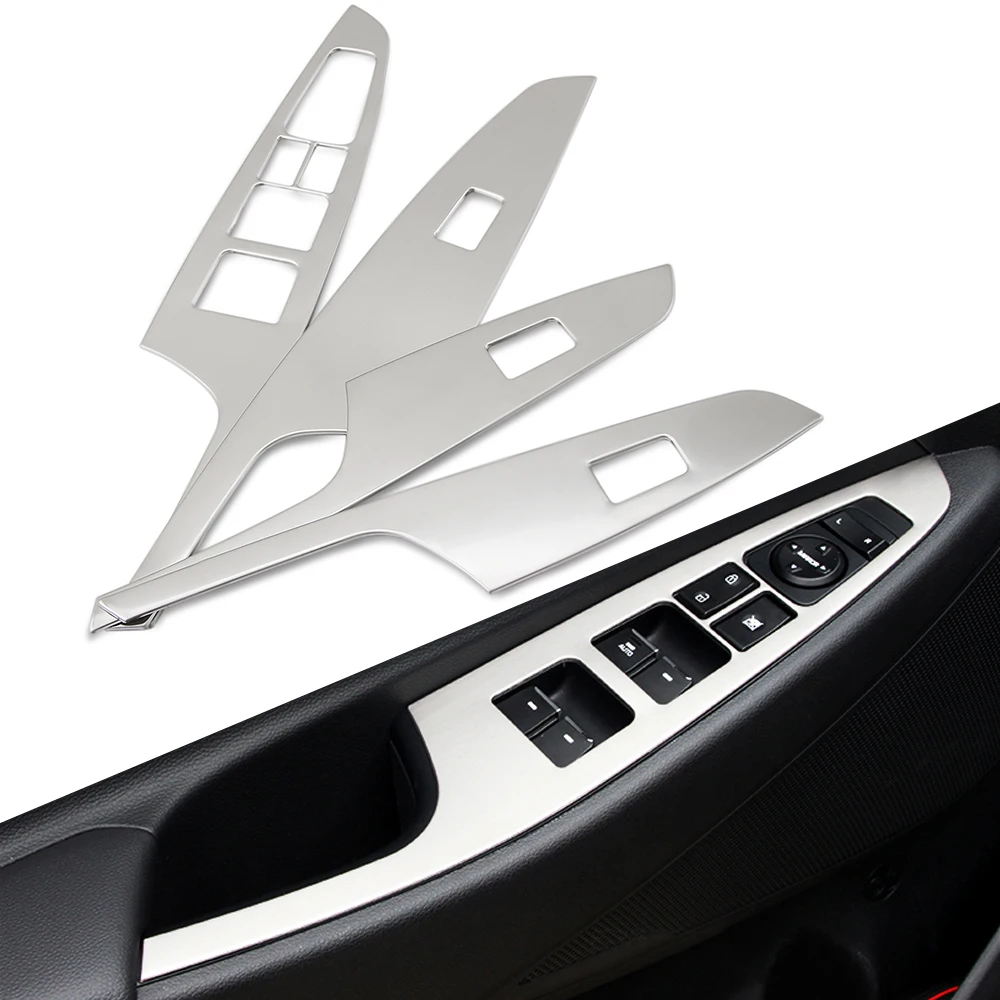 4pcs Interior Door Window Switch Panel Cover Trim for Hyundai Tucson 2016-2018 Accessories Car Styling
4pcs Interior Door Window Switch Panel Cover Trim for Hyundai Tucson 2016-2018 Accessories Car Styling
