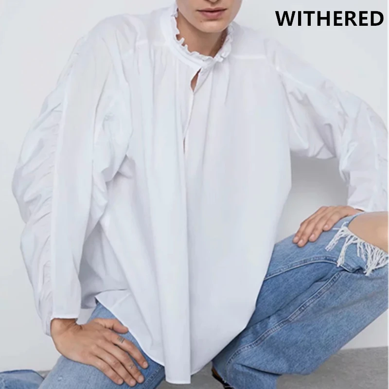 Withered autumn england simple style solid oversize loose blusas mujer de moda 2019 kimono blouse women womens tops and blouses
Withered autumn england simple style solid oversize loose blusas mujer de moda 2019 kimono blouse women womens tops and blouses