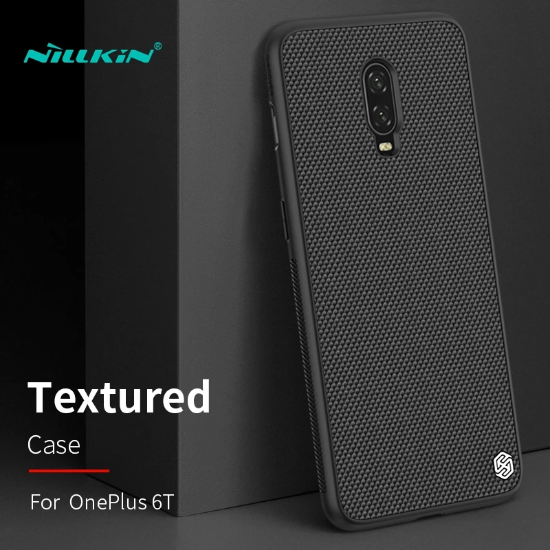 Nillkin OnePlus 6T Case Hard PC + Soft TPU Frame Cover One Plus 6T Nylon Texture Back Cover OnePlus 6 T A6010 Case Shockproof
Nillkin OnePlus 6T Case Hard PC + Soft TPU Frame Cover One Plus 6T Nylon Texture Back Cover OnePlus 6 T A6010 Case Shockproof