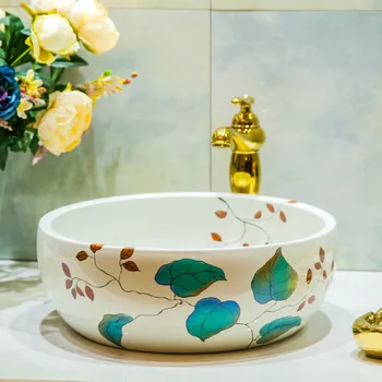 Bathroom Simple Ceramic Wash Basin Art Above Counter Wash Basin Above Counter Round LO618533
Bathroom Simple Ceramic Wash Basin Art Above Counter Wash Basin Above Counter Round LO618533