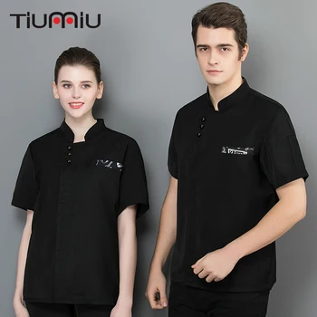 Chef Jacket Summer Restaurant Uniform Kitchen Shirt Bakery Hotel Caffe Cooking Chef Clothes Men Women Work Coat Black M-3XL
Chef Jacket Summer Restaurant Uniform Kitchen Shirt Bakery Hotel Caffe Cooking Chef Clothes Men Women Work Coat Black M-3XL