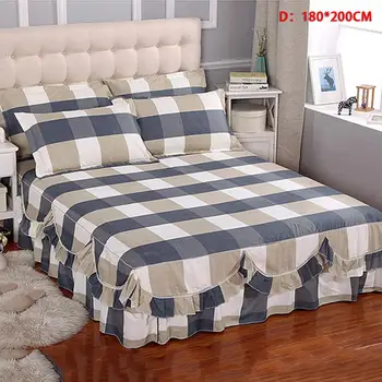 23Style Romantic Two Layer Bed Skirt Elegant Plaid Floral Bedspread Satin Cotton Bed Sheet for Wedding Home Decoration Bed Cover
23Style Romantic Two Layer Bed Skirt Elegant Plaid Floral Bedspread Satin Cotton Bed Sheet for Wedding Home Decoration Bed Cover