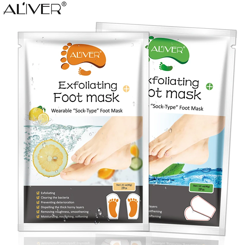 ALIVER Whitening & Moisturizing Foot Mask Remove Dead Skin Smooth Exfoliating Mask For Feet Skin Care NEW 2PCS
ALIVER Whitening & Moisturizing Foot Mask Remove Dead Skin Smooth Exfoliating Mask For Feet Skin Care NEW 2PCS