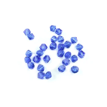 

1440pcs/bag Sapphire Color 6mm Crystal Bicone Beads Ornament Jewelry Handmade products Beads Loose Beads for Diy Jewelry Making
