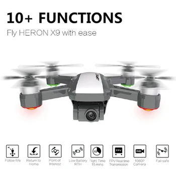 X9 Heron GPS 5G WiFi FPV with 1080P Camera Optical Flow Positioning Altitude Hold Follow Quadcopter RC Drone Quadcopter
X9 Heron GPS 5G WiFi FPV with 1080P Camera Optical Flow Positioning Altitude Hold Follow Quadcopter RC Drone Quadcopter