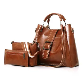 3pcs Women Leather Handbag Ladies Shoulder Bags Tote Purse Messenger Satchel Crossbody Bag
3pcs Women Leather Handbag Ladies Shoulder Bags Tote Purse Messenger Satchel Crossbody Bag