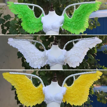 EMS Free shipping adults new Angel wings large size stage performance shooting props yellow white green blue feather wings
EMS Free shipping adults new Angel wings large size stage performance shooting props yellow white green blue feather wings