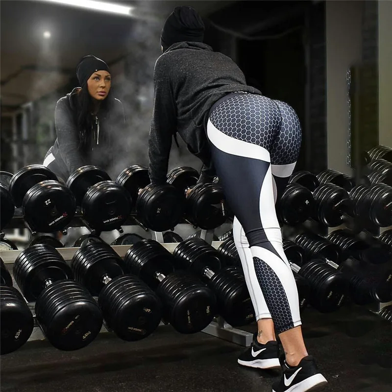 Mesh Pattern Print Leggings Fitness Leggings For Women Sporting Workout Leggins Jogging Elastic Slim Black White Pants
Mesh Pattern Print Leggings Fitness Leggings For Women Sporting Workout Leggins Jogging Elastic Slim Black White Pants