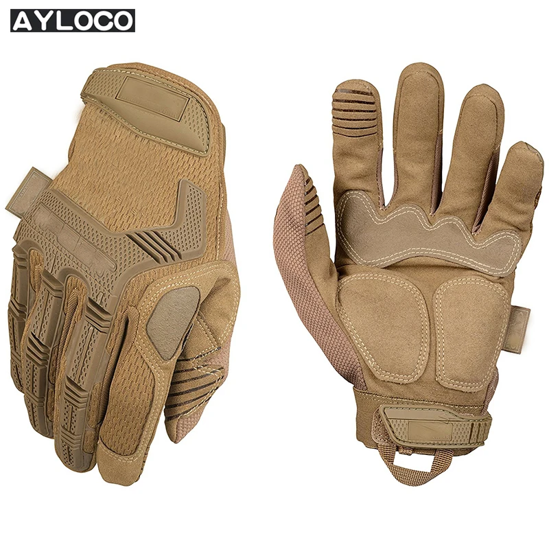 Image Original Brand Tactical Gloves Airsoft Military Paintball Shooting Bicycle Outdoor US Armed Full Finger Motocycle Mittens