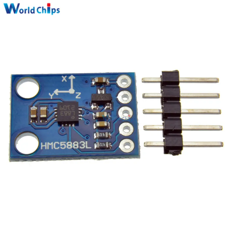 GY-273 3V-5V HMC5883L Triple Axis Compass Magnetometer Sensor Module For Arduino Three Axis Magnetic Field Module
GY-273 3V-5V HMC5883L Triple Axis Compass Magnetometer Sensor Module For Arduino Three Axis Magnetic Field Module