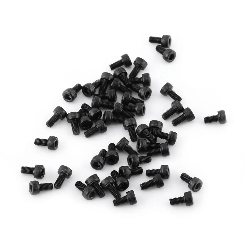 50pcs/Lot M3 Fully Threaded Black Hex Socket Cap Head Screw Bolt Fastener Set M3 Screw kits Hex socket head cap screw Fastener
50pcs/Lot M3 Fully Threaded Black Hex Socket Cap Head Screw Bolt Fastener Set M3 Screw kits Hex socket head cap screw Fastener