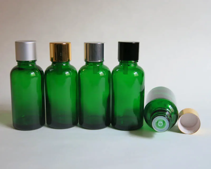 

Wholesale 100pcs 30ml Green Glass Vials Bottle With Cap, 30 ml Essential Oil Bottle for Electronic Cigarette Liquid wholesale