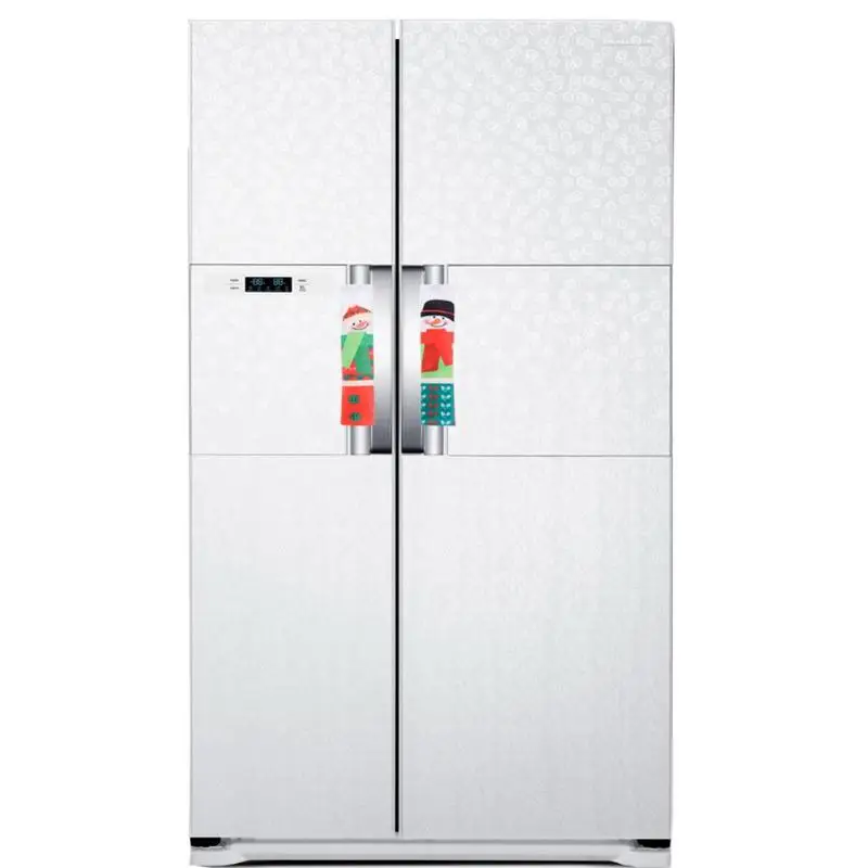 3 Pcs Christmas Refrigerator Door Handle Cover Microware Oven