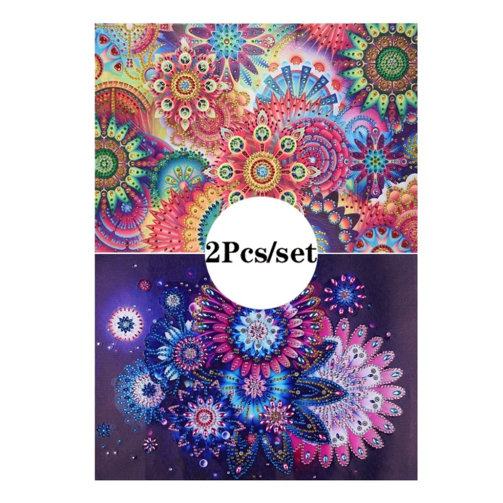 DIY 5D 2Pcs/Set Special Shaped Diamond Painting Diamond Embroidery Partial Drill Cross Stitch Kits Rhinestone Flowers Pattern F4
DIY 5D 2Pcs/Set Special Shaped Diamond Painting Diamond Embroidery Partial Drill Cross Stitch Kits Rhinestone Flowers Pattern F4