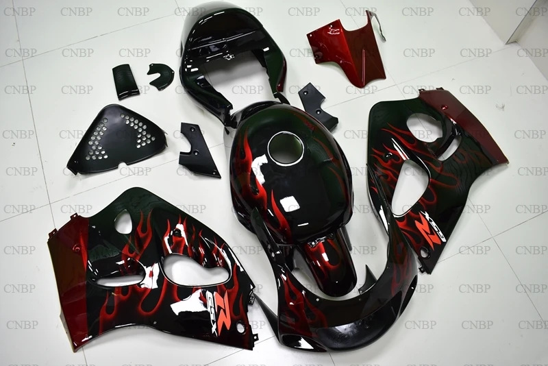 GSXR600 1996 - 2000 Пластиковые обтекатели GSXR750 96 97 GSXR 600 черная красная рамка обтекатель