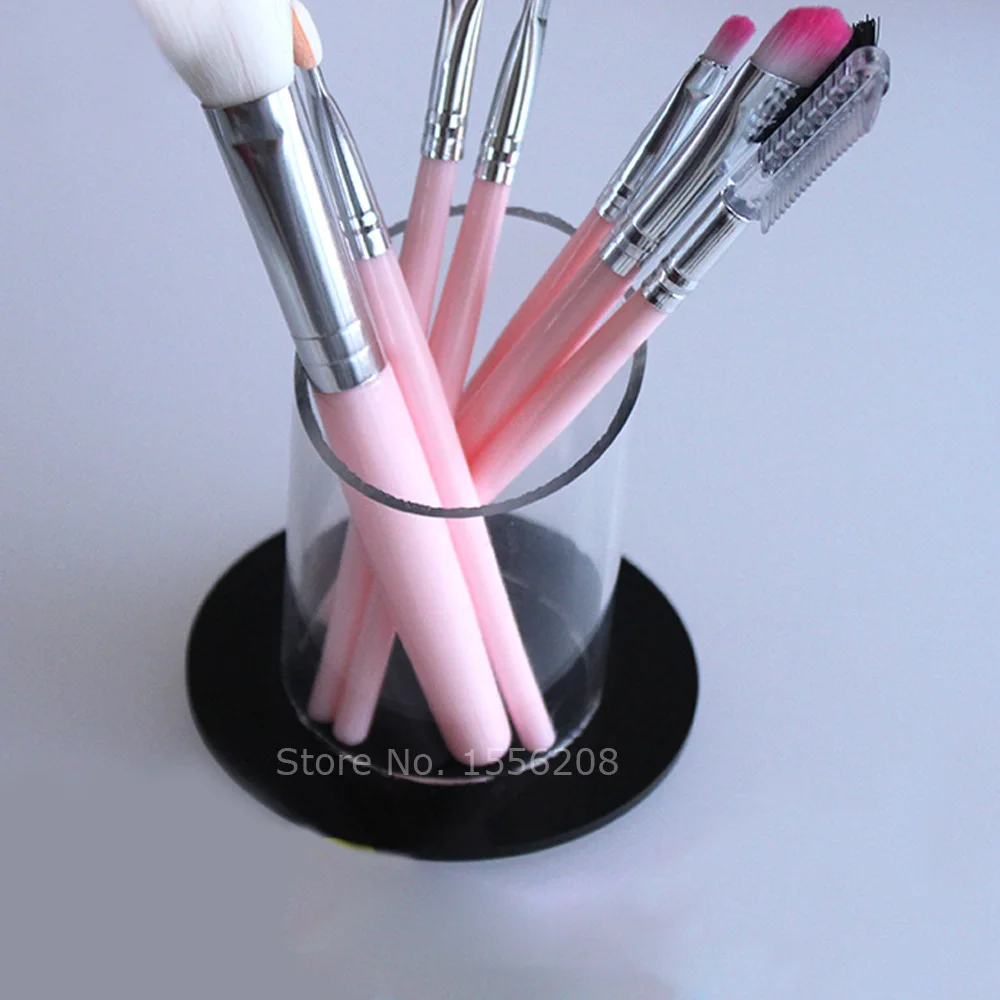 Transparent Desk Acrylic Round Pen Rack Stationery Shelves Items Show Cosmetic Eyebrow Pencil Display Shelf Jewelry Display 
Transparent Desk Acrylic Round Pen Rack Stationery Shelves Items Show Cosmetic Eyebrow Pencil Display Shelf Jewelry Display
