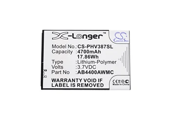 Cameron Sino High Quality 4700mAh Battery AB4400AWMC for Philips Xenium V387
Cameron Sino High Quality 4700mAh Battery AB4400AWMC for Philips Xenium V387