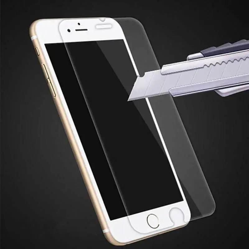 Ультратонкое закаленное стекло для защиты экрана iphone 11 Pro Max 7 plus 6 6s 5 5s se 4 4s