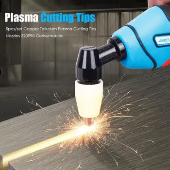 5pcs/set Copper Tellurium Plasma Cutting Tips Nozzles 220990 Consumables Nozzle Tips 8mm Plasma Cutting Tips
5pcs/set Copper Tellurium Plasma Cutting Tips Nozzles 220990 Consumables Nozzle Tips 8mm Plasma Cutting Tips