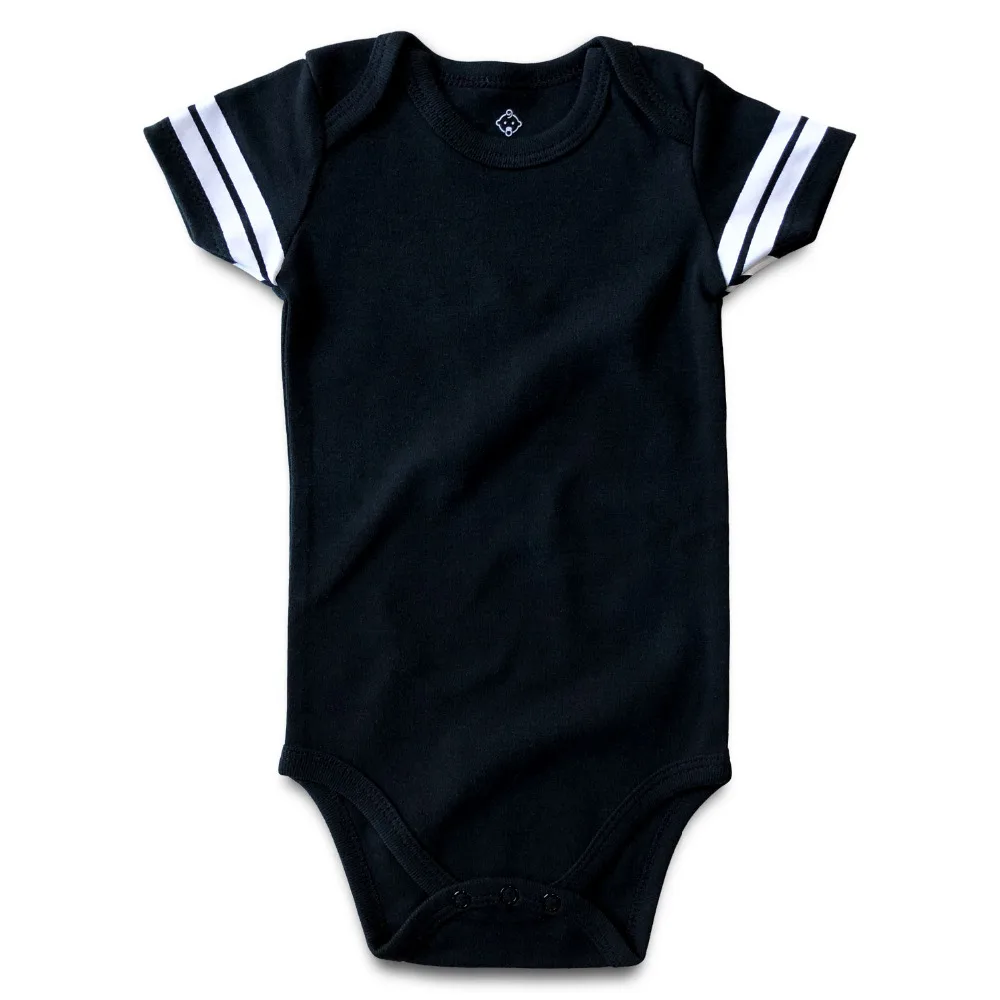 Newborn Baby Boy Girl Bodysuit Football Pattern Toddler Unisex Baby Clothes 100% Cotton Short Sleeve Infant Jersey Solid Black
Newborn Baby Boy Girl Bodysuit Football Pattern Toddler Unisex Baby Clothes 100% Cotton Short Sleeve Infant Jersey Solid Black