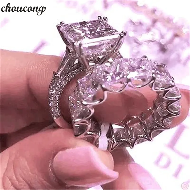 choucong Eternity Band Ring 925 Sterling Silver Princess cut 4mm AAAAA cz Promise Wedding Band Rings For Women Party Jewelry
choucong Eternity Band Ring 925 Sterling Silver Princess cut 4mm AAAAA cz Promise Wedding Band Rings For Women Party Jewelry