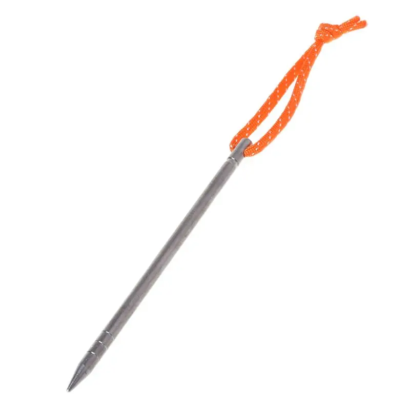 Titanium Tent Peg Outdoor Camping High Strength Warrior 6mm Windproof Rope Nails 10166
Titanium Tent Peg Outdoor Camping High Strength Warrior 6mm Windproof Rope Nails 10166