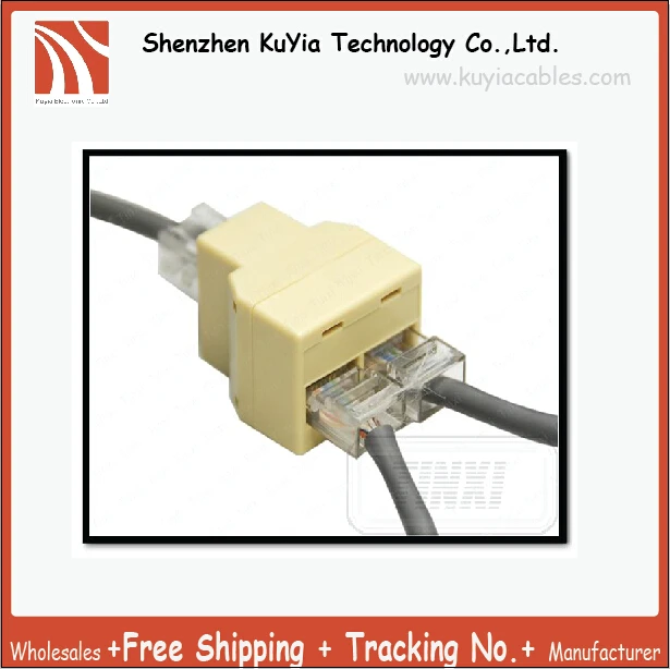 FREE SHIPPING 100PCS/lot Guaranteed 100% CAT5 RJ45 Splitter Extender Jointer Plug 5E 1 to 2 port
FREE SHIPPING 100PCS/lot Guaranteed 100% CAT5 RJ45 Splitter Extender Jointer Plug 5E 1 to 2 port