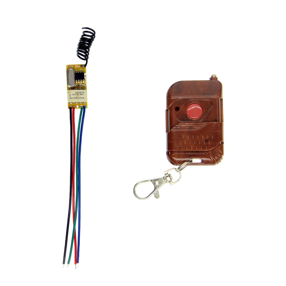 DC3.5V-12V Mini Relay Receiver Remote Control 3.6V 3.7V 4.5V 5V 6V 7.4V 9V 12V NO COM NC Micro Wireless LED Power Switch
DC3.5V-12V Mini Relay Receiver Remote Control 3.6V 3.7V 4.5V 5V 6V 7.4V 9V 12V NO COM NC Micro Wireless LED Power Switch