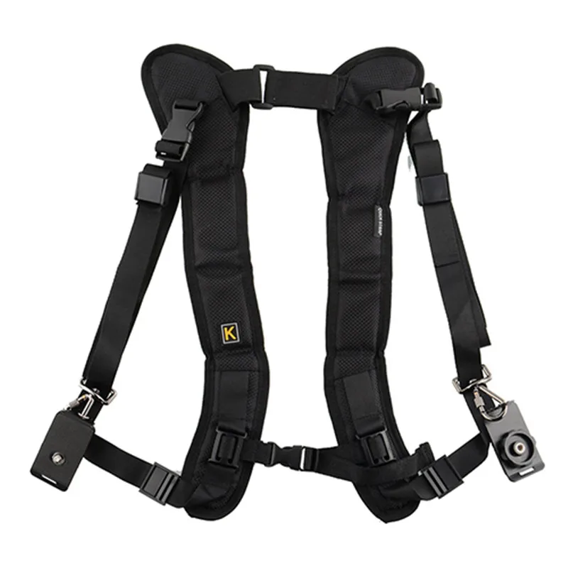 Double-Dual-Shoulder-Camera-Neck-Strap-Quick-Release-for-Digital-SLR-DSLR-Camera