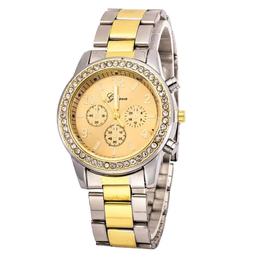Xiniu Watch 2017 woman watch montres femme gold fashion Quartz Watch Round Women Crystals Watch Gold Silver relojes fashion 
Xiniu Watch 2017 woman watch montres femme gold fashion Quartz Watch Round Women Crystals Watch Gold Silver relojes fashion