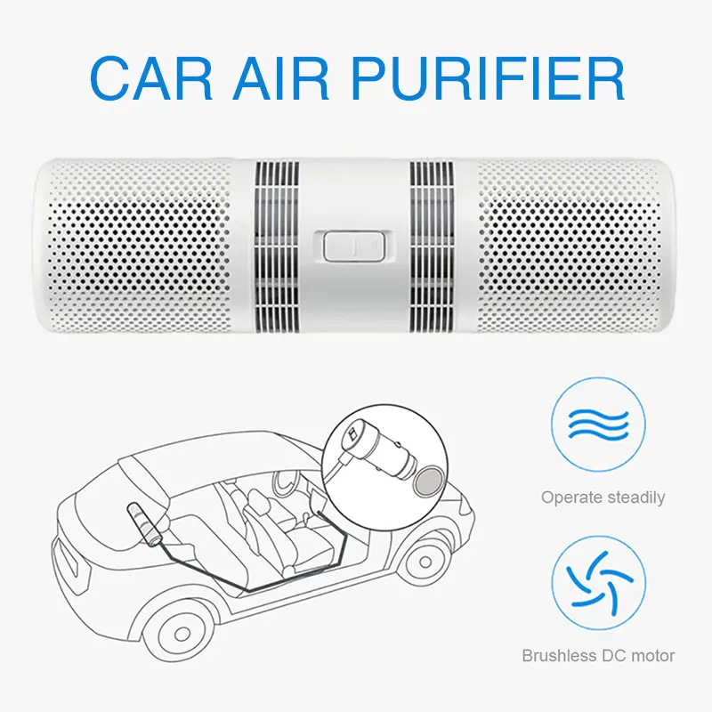 

Cars Car Air Purifier PM2.5 Aroma Diffuser Smart Freshener Humidifier Universal Rapid Dorpshipping