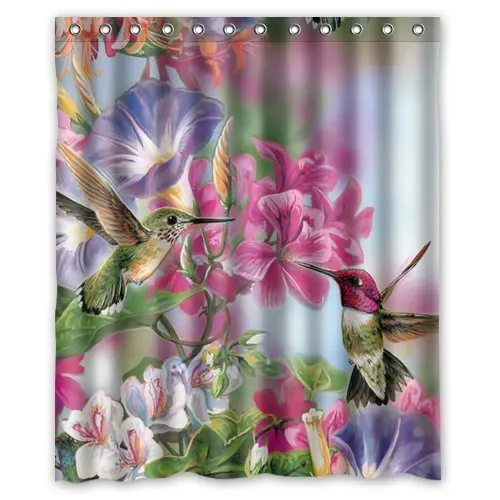 Funny Novelty Hummingbird Shower Curtain, Shower Rings Included 100% Polyester Waterproof 60" x 72"
Funny Novelty Hummingbird Shower Curtain, Shower Rings Included 100% Polyester Waterproof 60" x 72"
