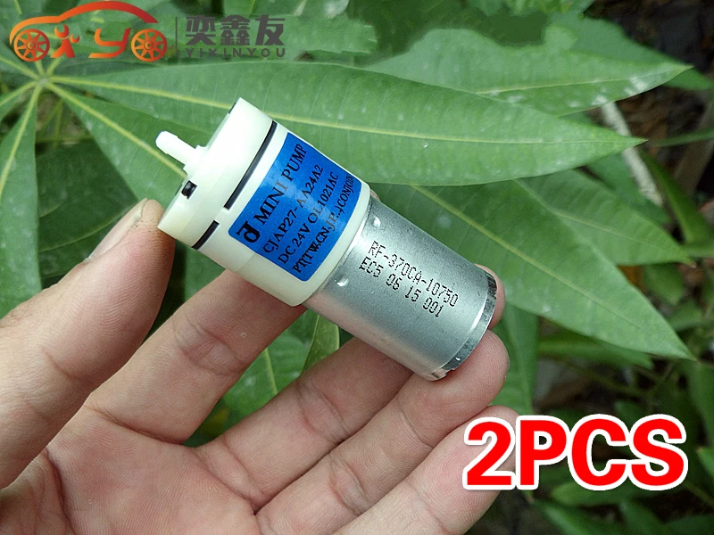 2 шт./лот DC12V-24V DC micro pump 370 воздушный насос кислородный медицинское оборудование (6 5)