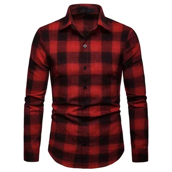 Europe Size New Turn Down Collar Plaid Men Shirt Fashion Steetwear Mens Shirts Casual Long Sleeve Masculina Camisas Dropshipping
Europe Size New Turn Down Collar Plaid Men Shirt Fashion Steetwear Mens Shirts Casual Long Sleeve Masculina Camisas Dropshipping