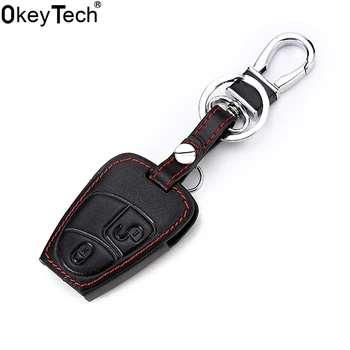 OkeyTech Leather Car Key Case Cover For Mercedes Benz A Class W169 B C E S R C200E 260L GLK300 Good 2 Buttons Auto Keys Shell
OkeyTech Leather Car Key Case Cover For Mercedes Benz A Class W169 B C E S R C200E 260L GLK300 Good 2 Buttons Auto Keys Shell