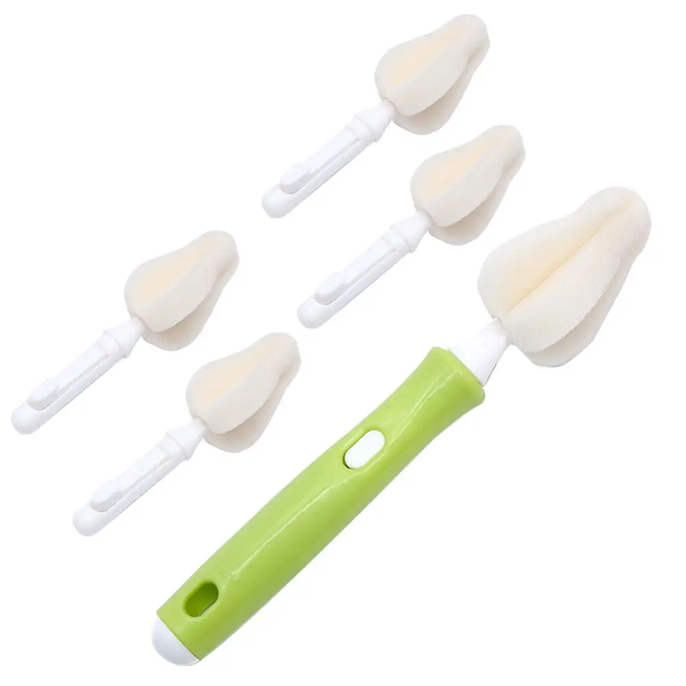 Baby Pacifier Brush, Cleaning Brush 360 Degree Rotating Replacement Head Sponge Bottle Brush Pacifier Brush Set
Baby Pacifier Brush, Cleaning Brush 360 Degree Rotating Replacement Head Sponge Bottle Brush Pacifier Brush Set