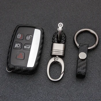 Carbon Fiber Pattern Car Key Cover with Car Key Ring For Landrover Range-Rover Freelander 2 Evoque Discovery Car Accessories
Carbon Fiber Pattern Car Key Cover with Car Key Ring For Landrover Range-Rover Freelander 2 Evoque Discovery Car Accessories
