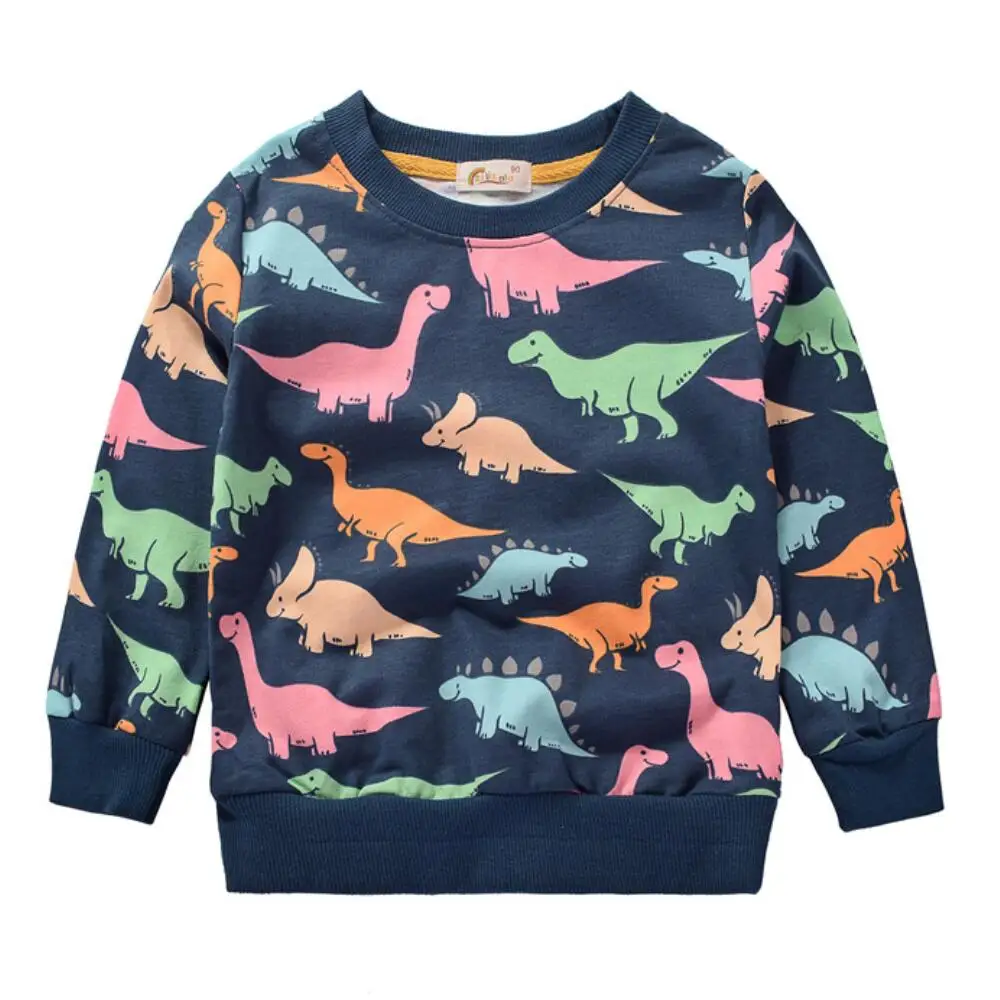 Baby boys long sleeve t shirt high quality children clothing printed dinosaur hoodies toddler tops for kids boy terry jacket
Baby boys long sleeve t shirt high quality children clothing printed dinosaur hoodies toddler tops for kids boy terry jacket