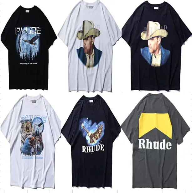 2019 New Hot RHUDE T shirt Men High Quality Top Tees hip hop Wolf head Printing Skateboard Palm Angel Fashion Casual T-shirts
2019 New Hot RHUDE T shirt Men High Quality Top Tees hip hop Wolf head Printing Skateboard Palm Angel Fashion Casual T-shirts