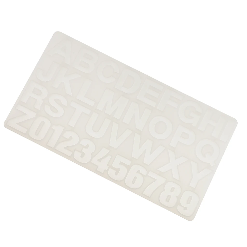 Alphabet Number Shape Silicone DIY Molds Tray for Resin pendant earring necklace making Jewelry Making Craft Tool