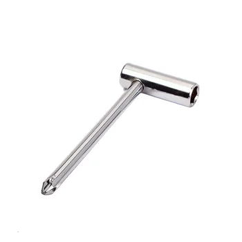 Truss Rod Wrench with 7mm Nut Driver and 1/4" Cross Silver Metal Truss Rod Tool For Taylor Guitar
Truss Rod Wrench with 7mm Nut Driver and 1/4" Cross Silver Metal Truss Rod Tool For Taylor Guitar