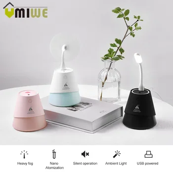 3-in-1 Multifunction USB Car Air Humidifier Aroma Oil Diffuser with LED Night Light and Fan Portable Mist Humidifier for Home
3-in-1 Multifunction USB Car Air Humidifier Aroma Oil Diffuser with LED Night Light and Fan Portable Mist Humidifier for Home