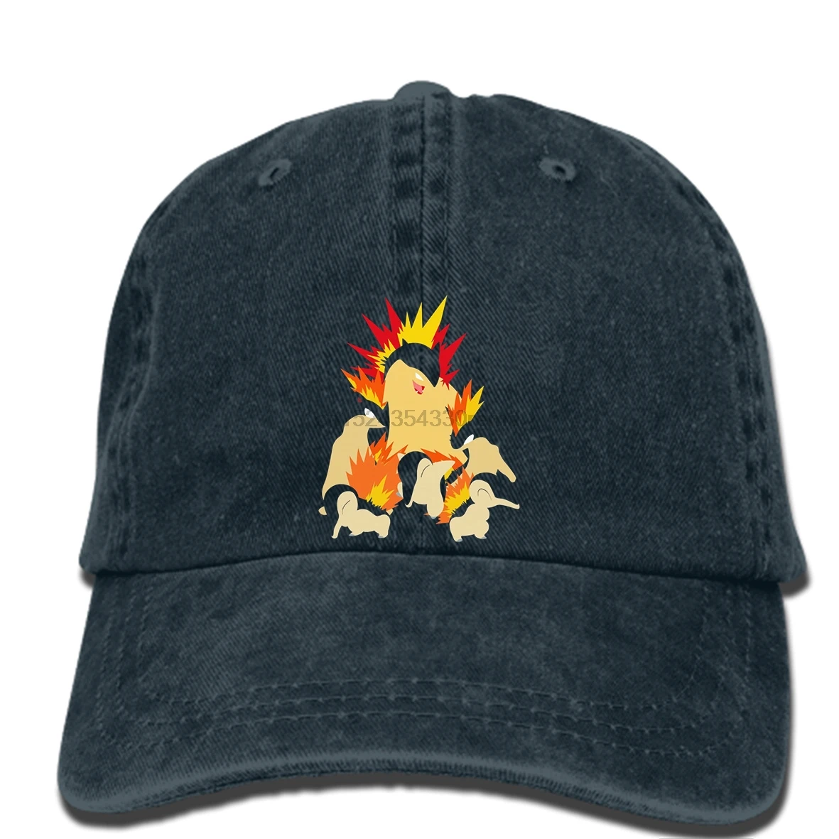 hip hop Baseball caps Printed Men hat Cyndaquil Quilava Typhlosion Women cap