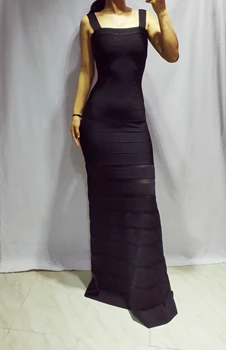 New Luxury 2019 Sexy Black Mermaid Maxi Long Bandage Dress Designer Fashion Party Dress Women Vestido
New Luxury 2019 Sexy Black Mermaid Maxi Long Bandage Dress Designer Fashion Party Dress Women Vestido