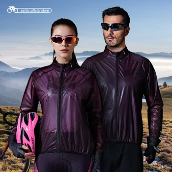 Santic Cycling Windproof Jackets Waterproof Men and Women Sun Protective Fabrics Small Rain Coat Cycling Clothings 7C07025 
Santic Cycling Windproof Jackets Waterproof Men and Women Sun Protective Fabrics Small Rain Coat Cycling Clothings 7C07025