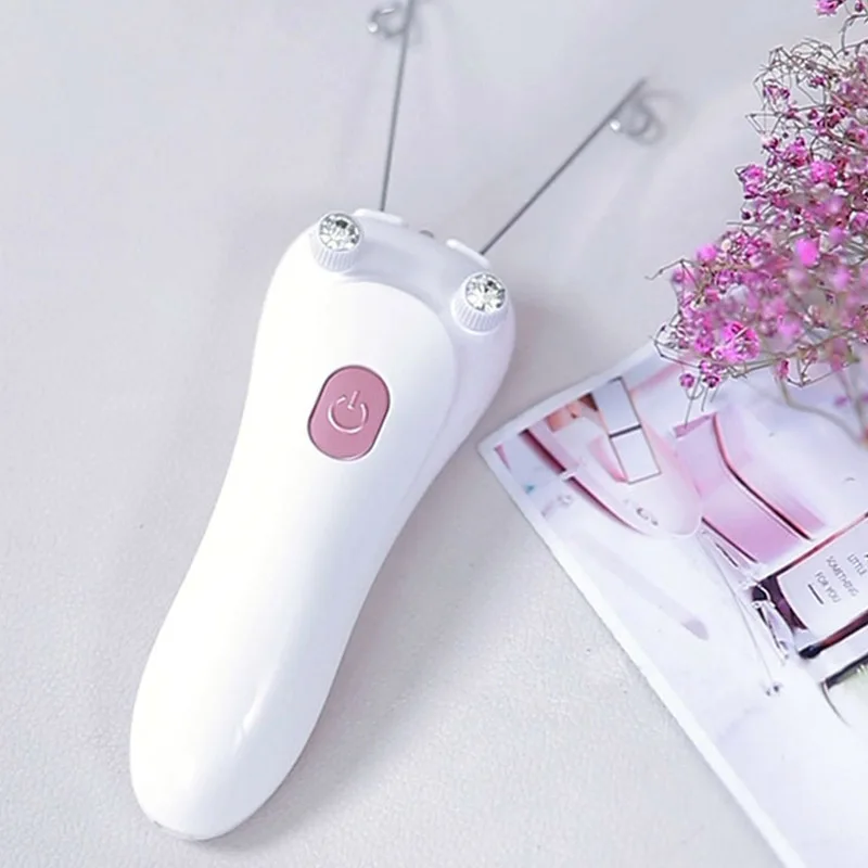 Electric Women Female Body Facial Hair Remover Epilator Defeatherer Cotton Thread Depilator Shaver Lady Hair Removal Tool
Electric Women Female Body Facial Hair Remover Epilator Defeatherer Cotton Thread Depilator Shaver Lady Hair Removal Tool