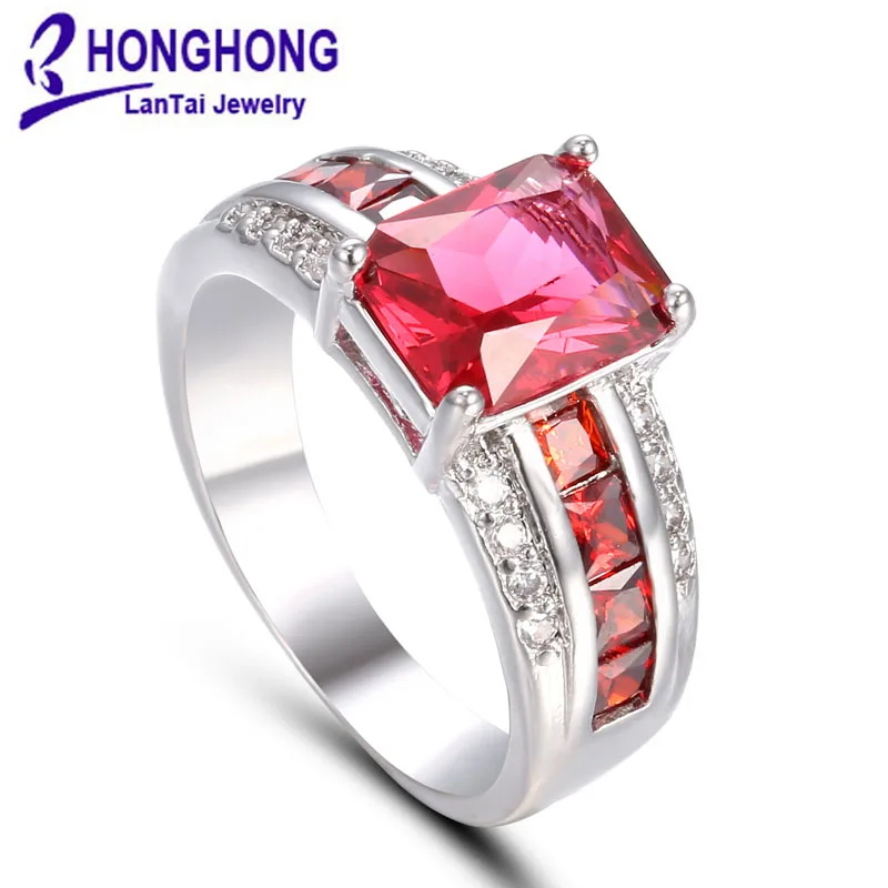 HONGHONG Brand New Red square Rings for women Weddings jewelry Cubic zirconia Jewelry Girls anillos mujer
HONGHONG Brand New Red square Rings for women Weddings jewelry Cubic zirconia Jewelry Girls anillos mujer